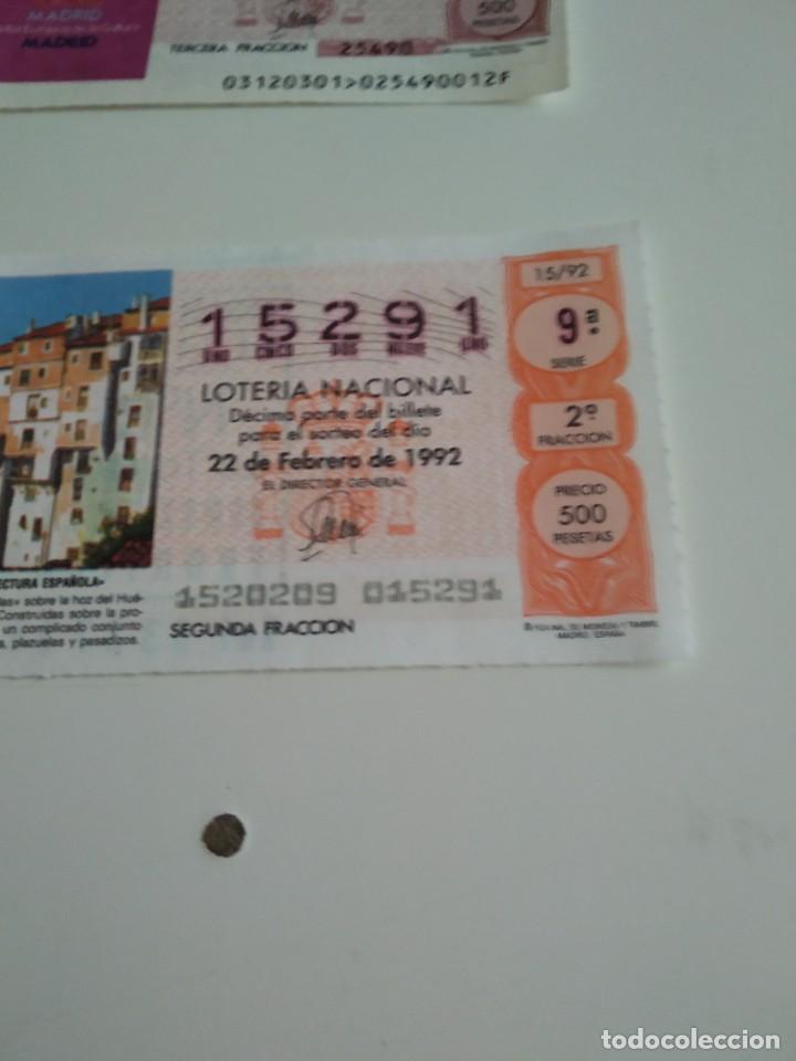 Loterie Nationale: C-MARIA CUPON LOTERIA NACIONAL ARQUITECTURA ESPA&Ntilde;OLA 22 DE FEBRERO DE 1992