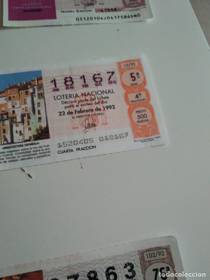 Loterie Nationale: C-MARIA CUPON LOTERIA NACIONAL ARQUITECTURA ESPA&Ntilde;OLA 22 DE FEBRERO DE 1992