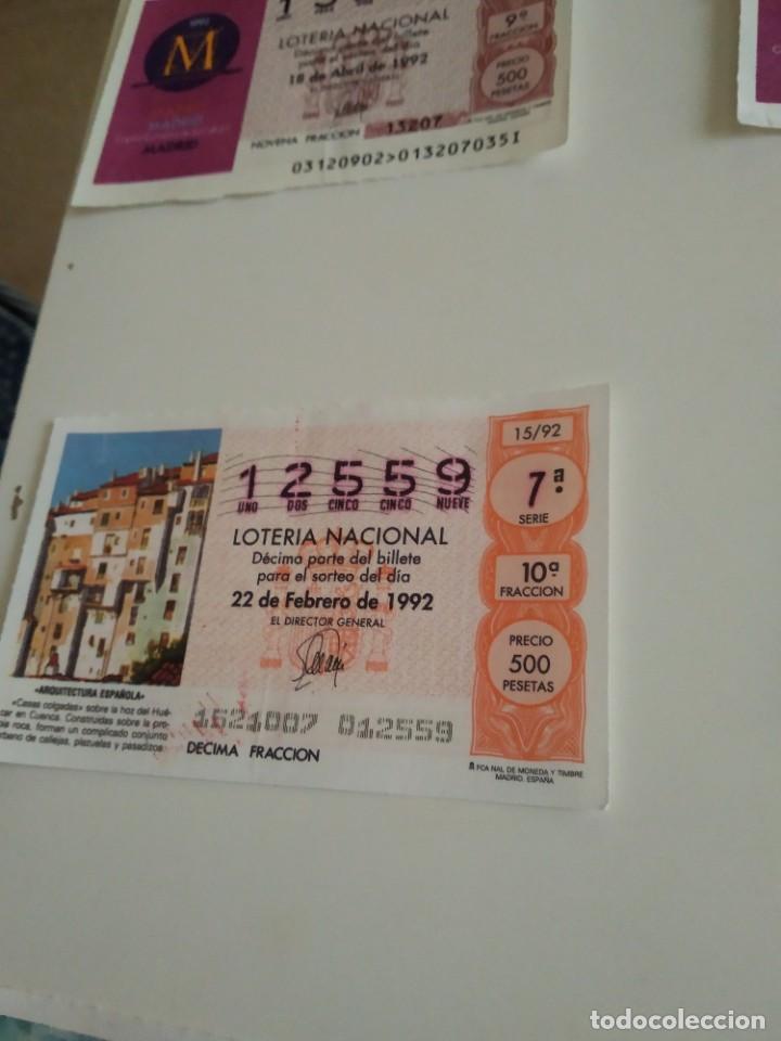 Loterie Nationale: C-MARIA CUPON LOTERIA NACIONAL ARQUITECTURA ESPA&Ntilde;OLA 22 DE FEBRERO DE 1992