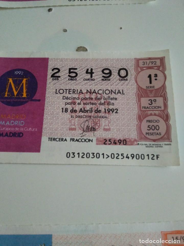 Lotaria Nacional: C-MARIA CUPON LOTERIA NACIONAL CAPITAL EUROPEA DE LA CULTURA MADRID 18 DE ABRIL DE 1992