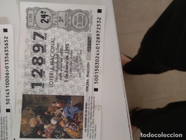 Nationale spanische Lotterie: C-T290T CUPON LOTERIA NACIONAL LA ADORACION DE LOS REYES 5 DE ENERO DE 1995