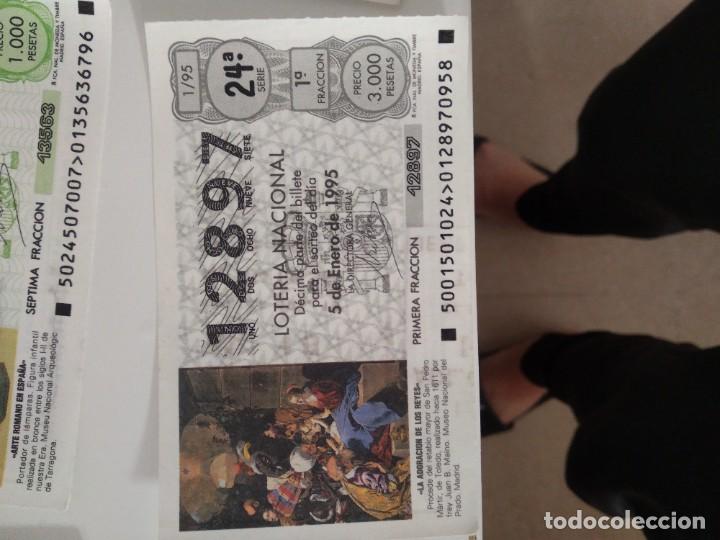 Nationale spanische Lotterie: C-T290T CUPON LOTERIA NACIONAL LA ADORACION DE LOS REYES 5 DE ENERO DE 1995