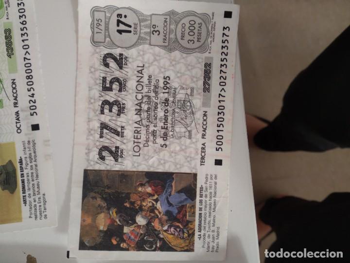 Nationale spanische Lotterie: C-T290T CUPON LOTERIA NACIONAL LA ADORACION DE LOS REYES 5 DE ENERO DE 1995