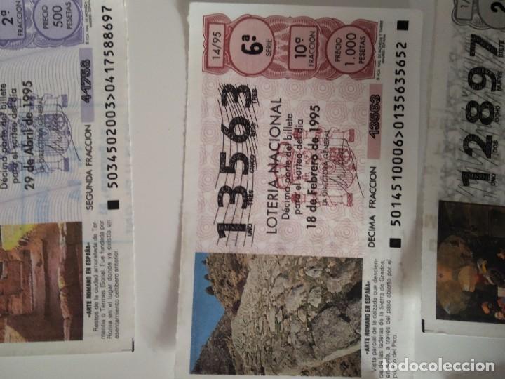 Nationale spanische Lotterie: C-T290T CUPON LOTERIA NACIONAL ARTE ROMANO EN ESPA&Ntilde;A 18 DE FEBRERO DE 1995