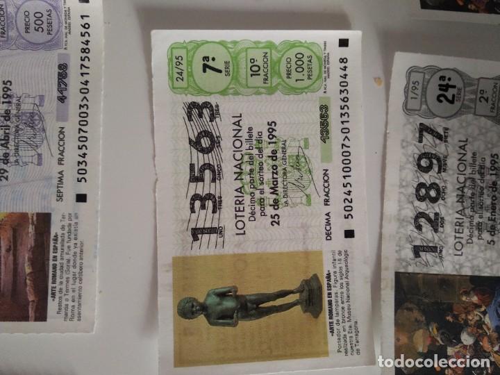 Nationale spanische Lotterie: C-T290T CUPON LOTERIA NACIONAL ARTE ROMANO EN ESPA&Ntilde;A 25 DE MARZO DE 1995
