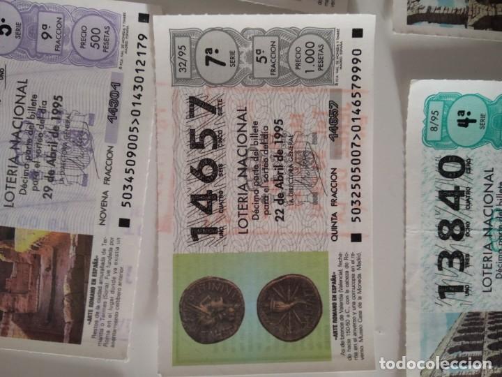 Nationale spanische Lotterie: C-T290T CUPON LOTERIA NACIONAL ARTE ROMANO EN ESPA&Ntilde;A 22 DE MARZO DE 1995