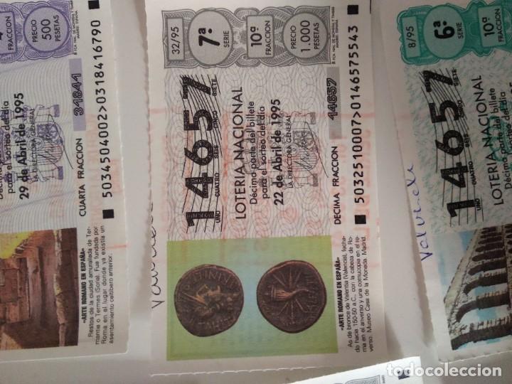 Nationale spanische Lotterie: C-T290T CUPON LOTERIA NACIONAL ARTE ROMANO EN ESPA&Ntilde;A 22 DE MARZO DE 1995