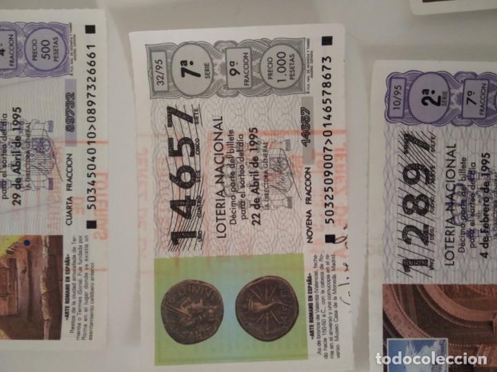 Nationale spanische Lotterie: C-T290T CUPON LOTERIA NACIONAL ARTE ROMANO EN ESPA&Ntilde;A 22 DE ABRIL DE 1995