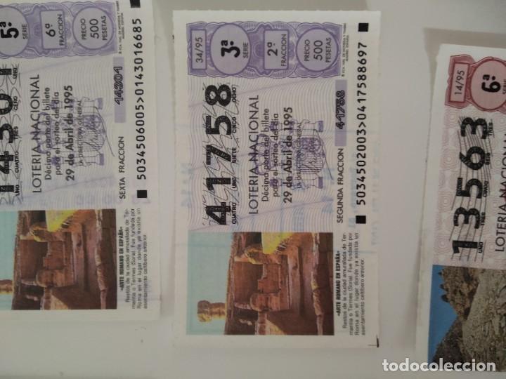 Nationale spanische Lotterie: C-T290T CUPON LOTERIA NACIONAL ARTE ROMANO EN ESPA&Ntilde;A 29 DE ABRIL DE 1995