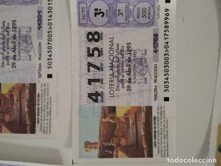 Nationale spanische Lotterie: C-T290T CUPON LOTERIA NACIONAL ARTE ROMANO EN ESPA&Ntilde;A 29 DE ABRIL DE 1995