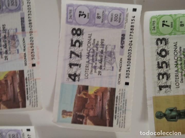 Nationale spanische Lotterie: C-T290T CUPON LOTERIA NACIONAL ARTE ROMANO EN ESPA&Ntilde;A 29 DE ABRIL DE 1995