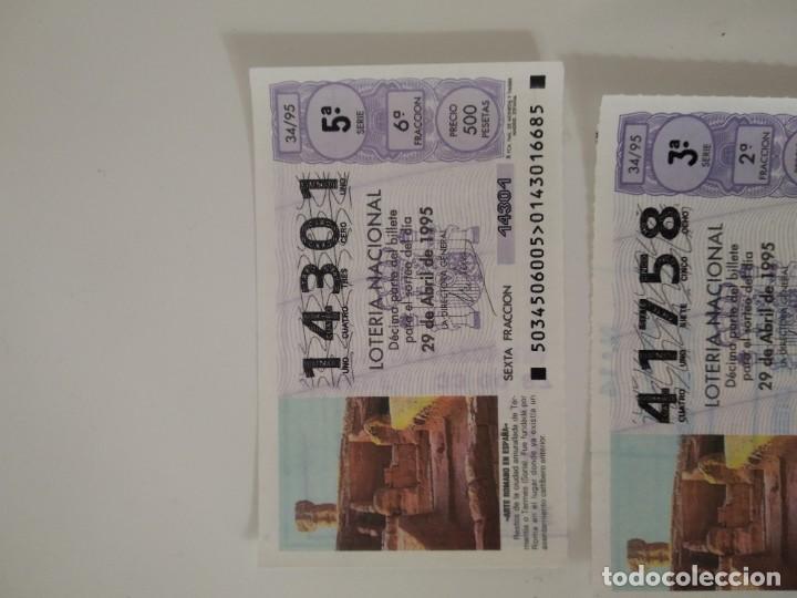Nationale spanische Lotterie: C-T290T CUPON LOTERIA NACIONAL ARTE ROMANO EN ESPA&Ntilde;A 29 DE ABRIL DE 1995