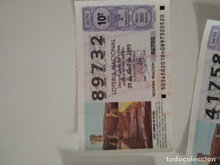 Nationale spanische Lotterie: C-T290T CUPON LOTERIA NACIONAL ARTE ROMANO EN ESPA&Ntilde;A 29 DE ABRIL DE 1995