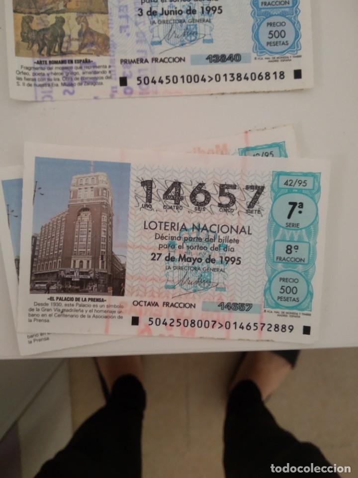 Nationale spanische Lotterie: C-T290T CUPON LOTERIA NACIONAL EL PALACIO DE LA PRENSA 27 DE MAYO DE 1995