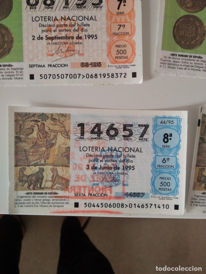 Nationale spanische Lotterie: C-T290T CUPON LOTERIA NACIONAL ARTE ROMANO EN ESPA&Ntilde;A 3 DE JUNIO DE 1995
