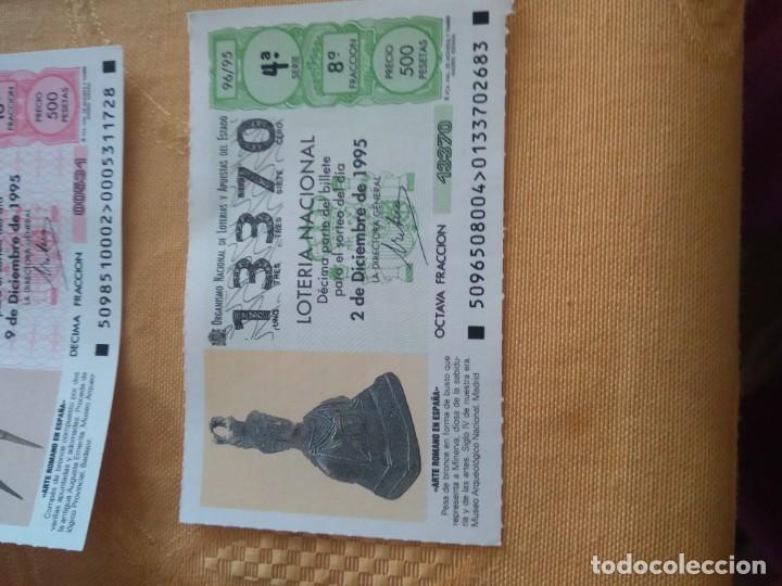 Nationale spanische Lotterie: C-T290T CUPON LOTERIA NACIONAL ARTE ROMANO EN ESPA&Ntilde;A 2 DE DICIEMBRE DE 1995