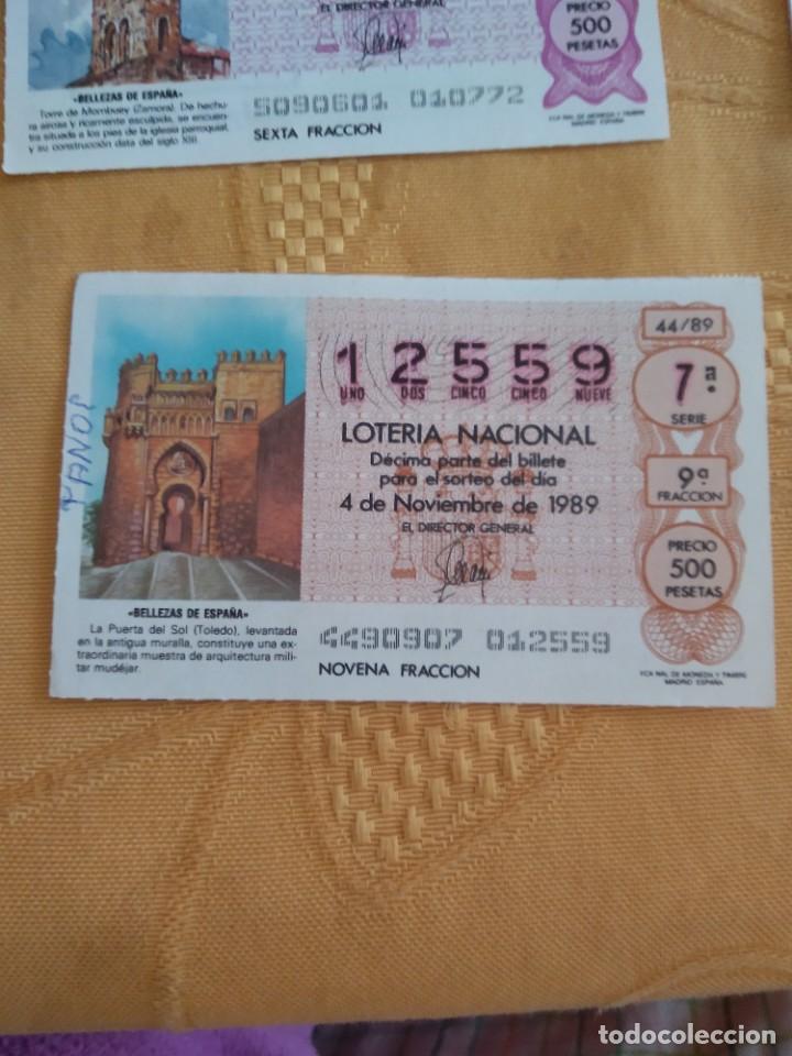 Nationale spanische Lotterie: C-KIO CUPON LOTERIA NACIONAL BELLEZA DE ESPA&Ntilde;A 4 DE NOVIEMBRE DE 1989