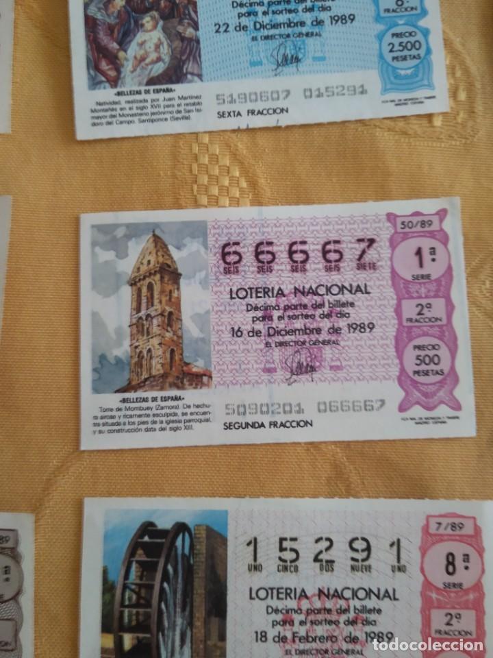 Nationale spanische Lotterie: C-KIO CUPON LOTERIA NACIONAL BELLEZA DE ESPA&Ntilde;A 16 DE DICIEMBRE DE 1989
