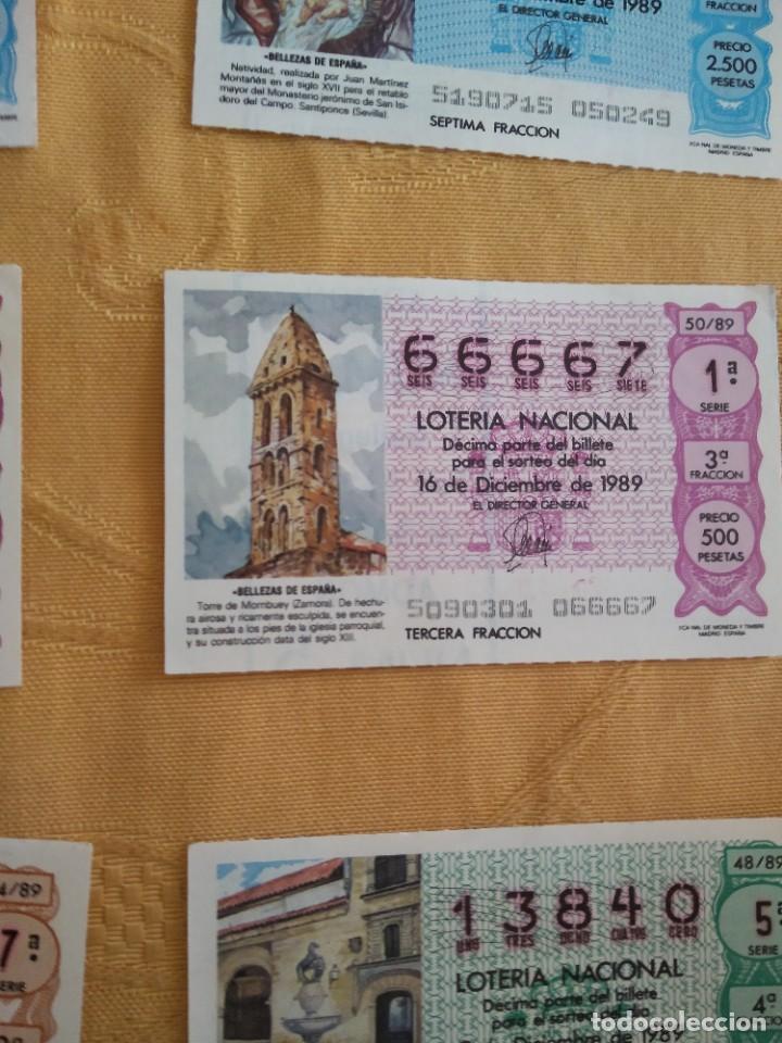 Nationale spanische Lotterie: C-KIO CUPON LOTERIA NACIONAL BELLEZA DE ESPA&Ntilde;A 16 DE DICIEMBRE DE 1989