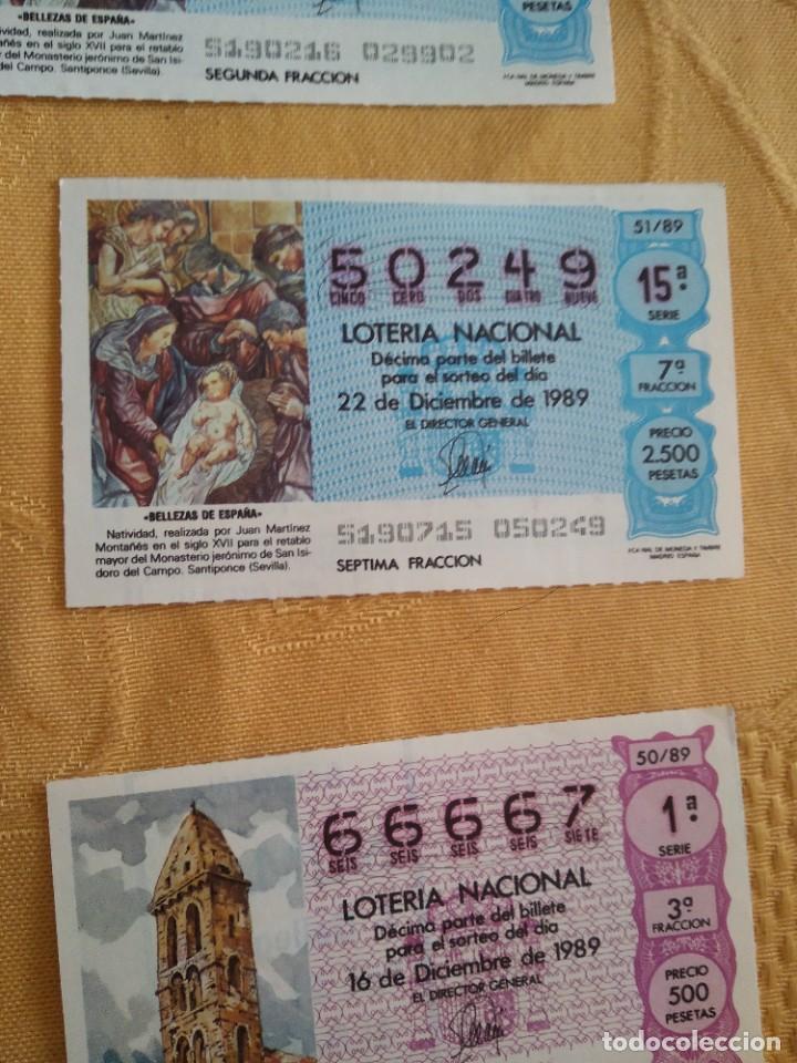 Nationale spanische Lotterie: C-KIO CUPON LOTERIA NACIONAL BELLEZA DE ESPA&Ntilde;A 22 DE DICIEMBRE DE 1989
