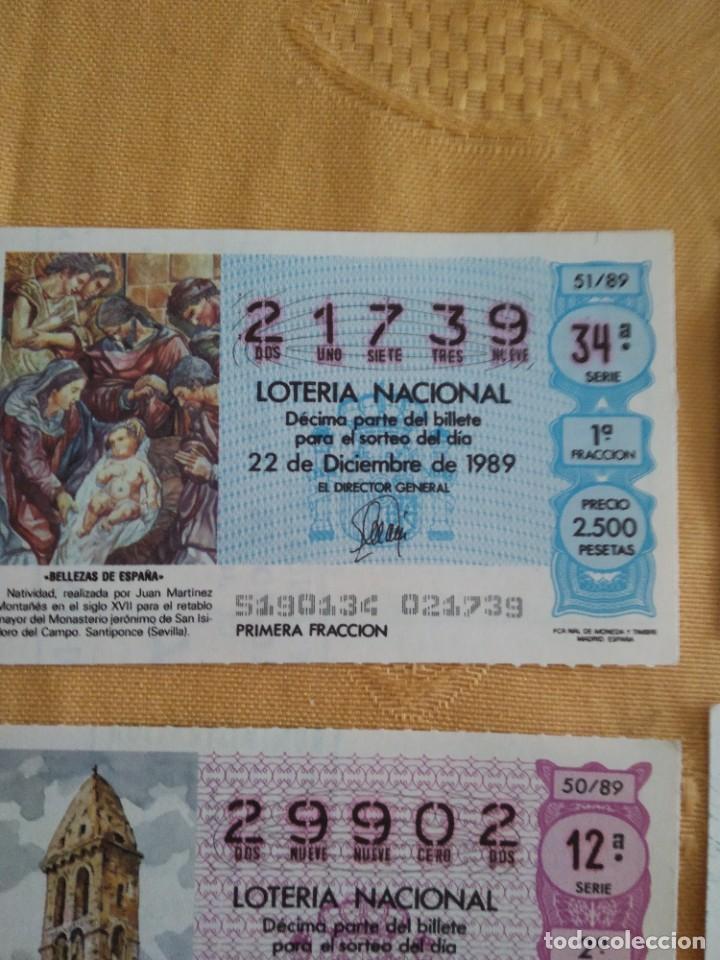 Nationale spanische Lotterie: C-KIO CUPON LOTERIA NACIONAL BELLEZA DE ESPA&Ntilde;A 22 DE DICIEMBRE DE 1989
