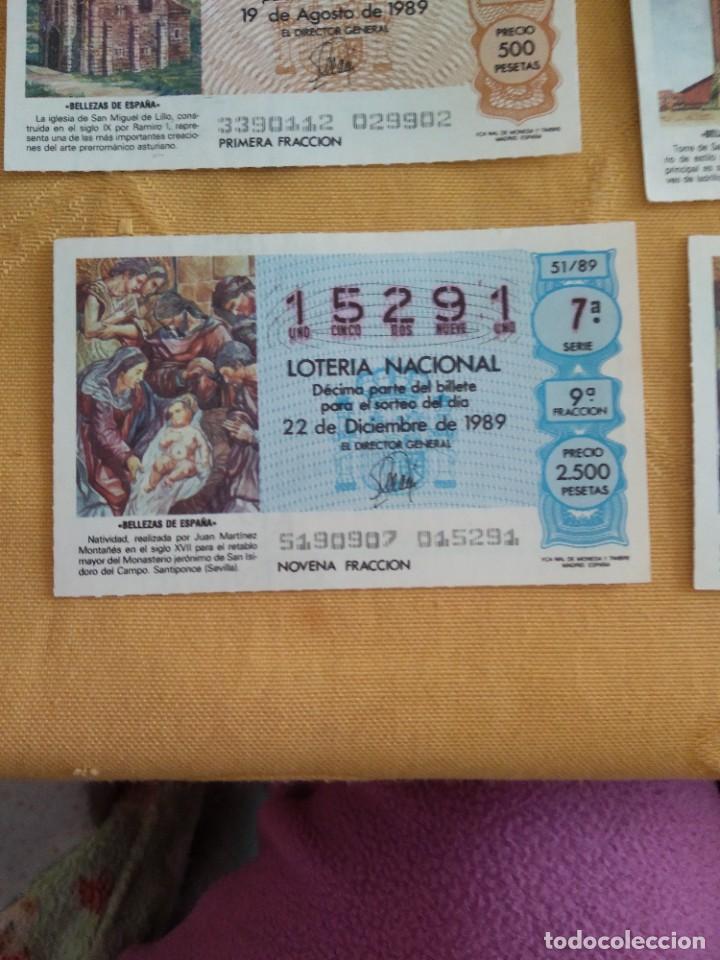 National Spanish Lottery: C-KIO CUPON LOTERIA NACIONAL BELLEZA DE ESPA&Ntilde;A 22 DE DICIEMBRE DE 1989