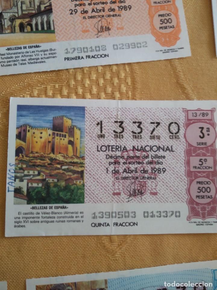 Lotaria Nacional: C-KIO CUPON LOTERIA NACIONAL BELLEZA DE ESPA&Ntilde;A 1 DE ABRIL DE 1989