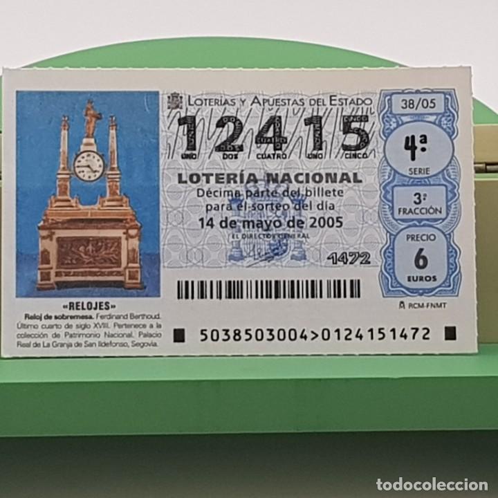 Loterie Nationale: LOTER&Iacute;A NACIONAL, SORTEO 38/05, 14 MAYO 2005, RELOJ SOBREMESA, FERDINAND BERTHOUD, N&ordm; 12415