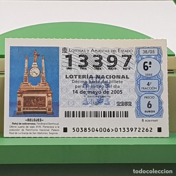 Loterie Nationale: LOTER&Iacute;A NACIONAL, SORTEO 38/05, 14 MAYO 2005, RELOJ SOBREMESA, FERDINAND BERTHOUD, N&ordm; 13397
