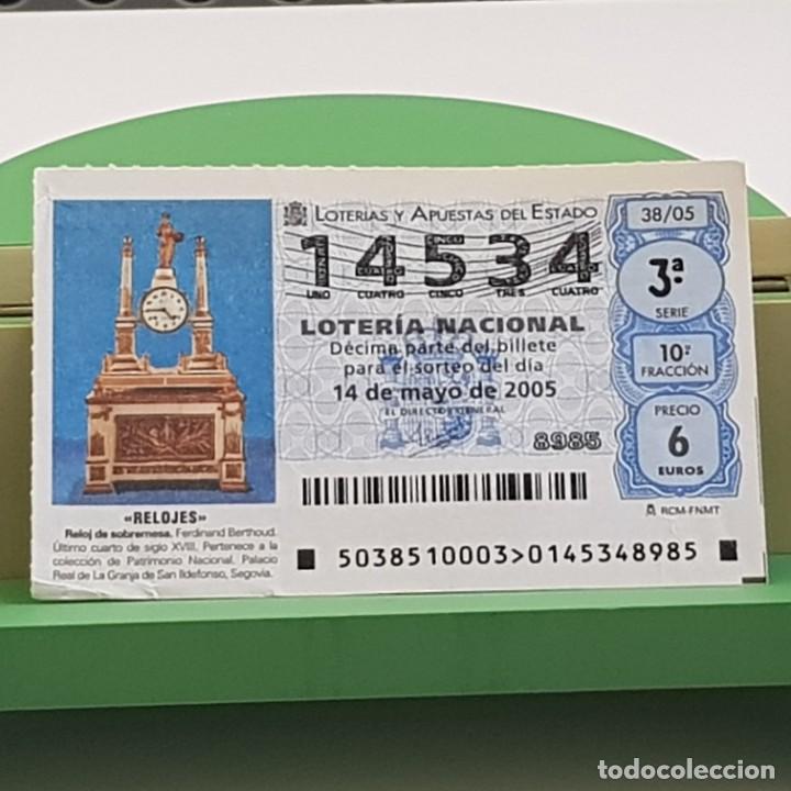 Loterie Nationale: LOTER&Iacute;A NACIONAL, SORTEO 38/05, 14 MAYO 2005, RELOJ SOBREMESA, FERDINAND BERTHOUD, N&ordm; 14534