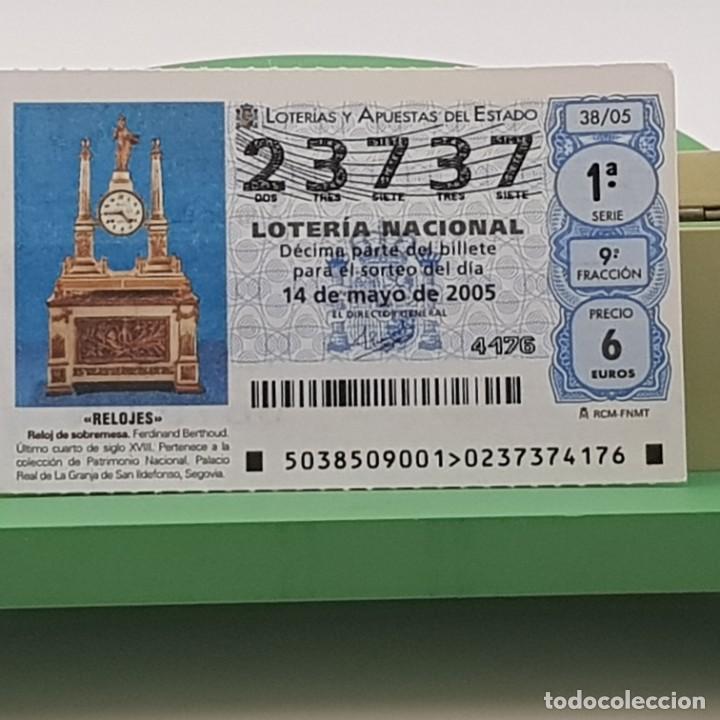 Loterie Nationale: LOTER&Iacute;A NACIONAL, SORTEO 38/05, 14 MAYO 2005, RELOJ SOBREMESA, FERDINAND BERTHOUD, N&ordm; 23737