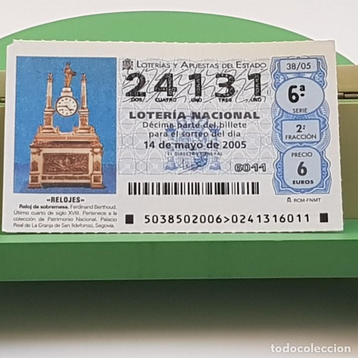 Loterie Nationale: LOTER&Iacute;A NACIONAL, SORTEO 38/05, 14 MAYO 2005, RELOJ SOBREMESA, FERDINAND BERTHOUD, N&ordm; 24131