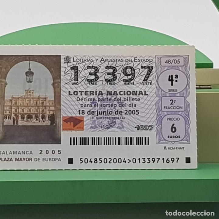 Nationale spanische Lotterie: LOTER&Iacute;A NACIONAL, SORTEO 48/05, 18 JUNIO 2005, SALAMANCA 2005, PLAZA MAYOR DE EUROPA, N&ordm; 13397