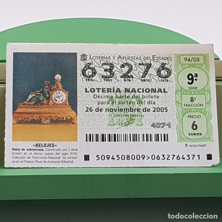 Loterie Nationale: LOTER&Iacute;A NACIONAL, SORTEO 94/05, 26 NOVIEMBRE 2005, RELOJ SOBREMESA, L'AIN&Eacute; IMBERT, N&ordm; 63276