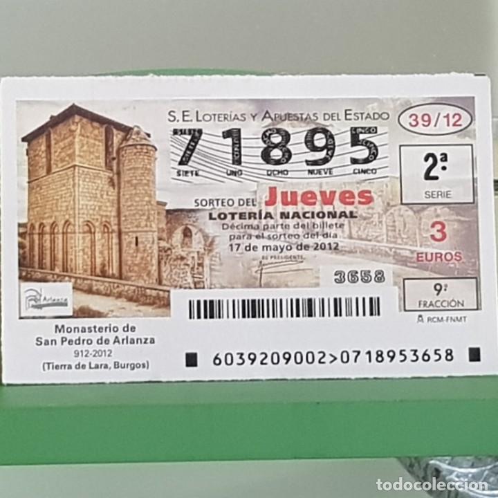 Loter&iacute;a Nacional: LOTERIA NACIONAL, SORTEO 39/12, 17 MAYO 2012, MONASTERIO S. PEDRO DE ARLANZA, BURGOS, N&ordm; 71895