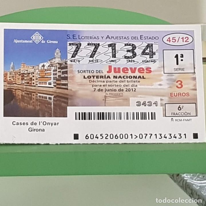 Loter&iacute;a Nacional: LOTERIA NACIONAL, SORTEO 45/12, 7 JUNIO 2012, CASES D L'ONYAR, GIRONA, N&ordm; 71134