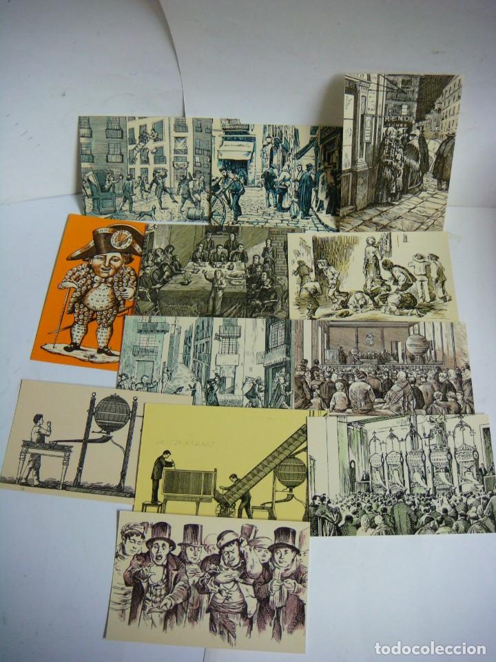 Loter&iacute;a Nacional: POSTALES DE LA LOTERIA NACIONAL COLECCION DE 12 POSTALES LETRA ( B ) -(&)