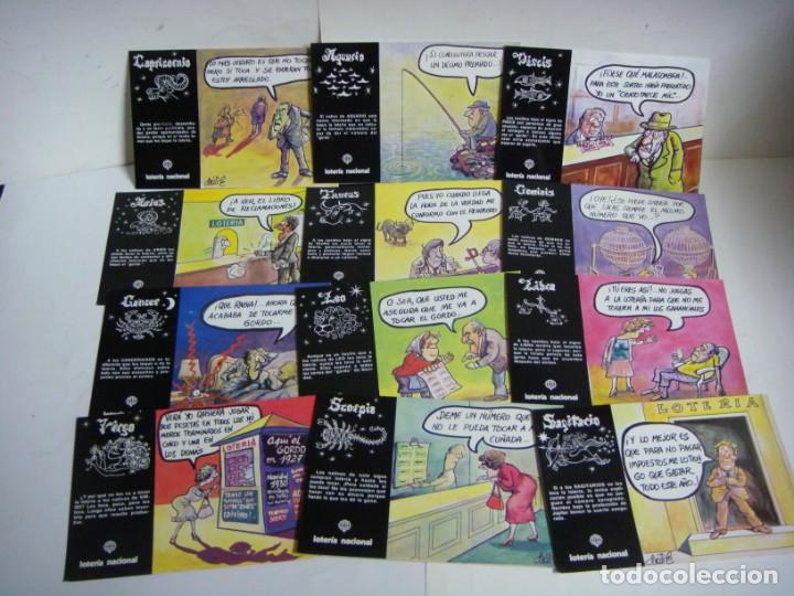 Loter&iacute;a Nacional: POSTALES DE LA LOTERIA NACIONAL COLECCION DE 12 POSTALES LETRA ( R ) -(&)