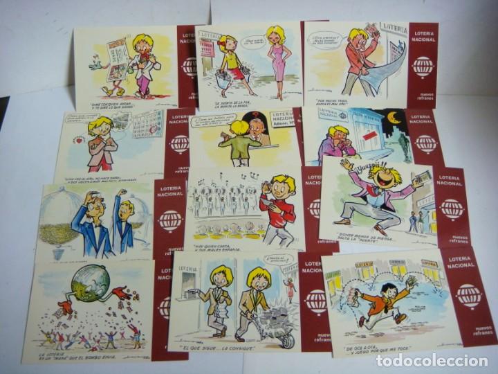 Loter&iacute;a Nacional: POSTALES DE LA LOTERIA NACIONAL COLECCION DE 12 POSTALES LETRA ( K) -(&)