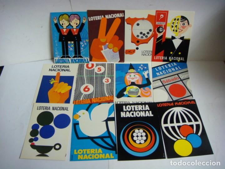 Loter&iacute;a Nacional: POSTALES DE LA LOTERIA NACIONAL COLECCION DE 12 POSTALES LETRA ( I ) -(&)