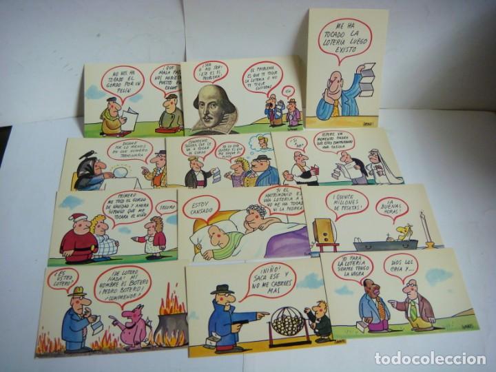 Loter&iacute;a Nacional: POSTALES DE LA LOTERIA NACIONAL COLECCION DE 12 POSTALES LETRA ( J ) -(&)