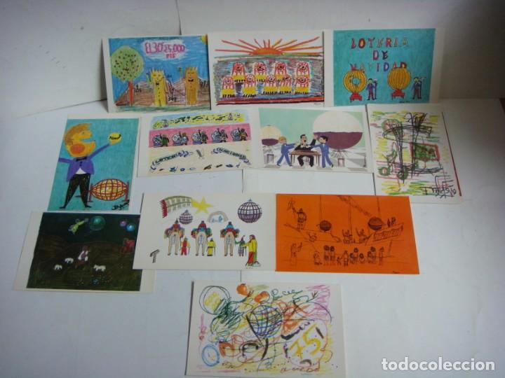 Loter&iacute;a Nacional: POSTALES DE LA LOTERIA NACIONAL COLECCION DE 12 POSTALES LETRA ( F ) -(&)