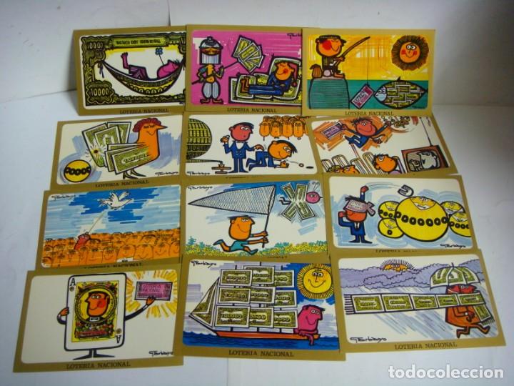 Loter&iacute;a Nacional: POSTALES DE LA LOTERIA NACIONAL COLECCION DE 12 POSTALES LETRA ( H ) -(&)
