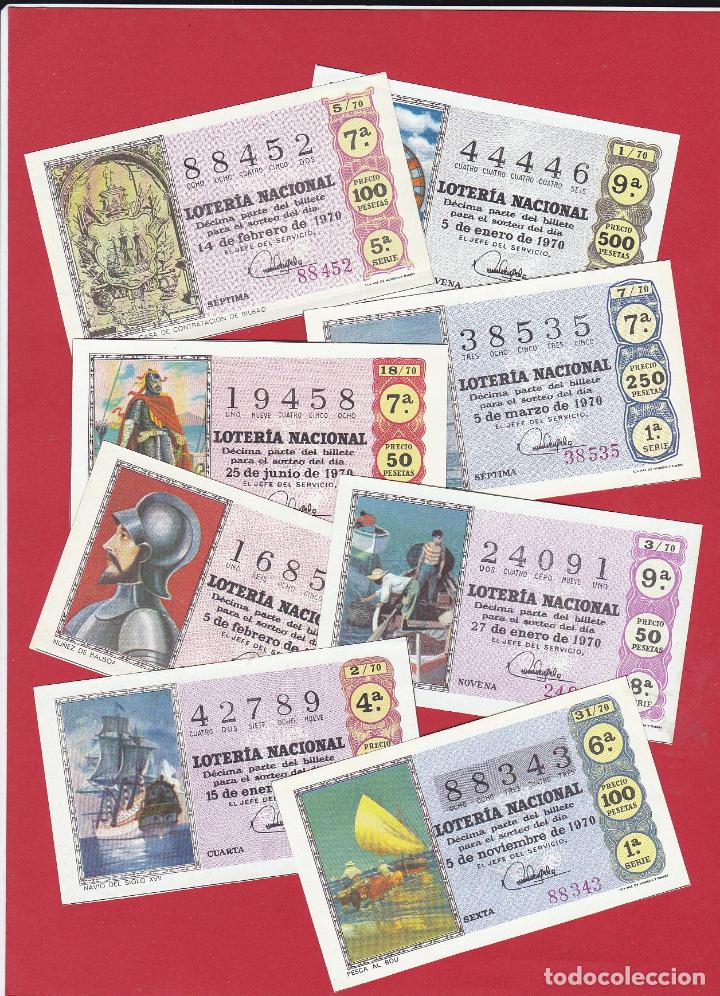 Loter&iacute;a Nacional: LOTERIA A&Ntilde;O 1970 COMPLETO 36 DECIMOS