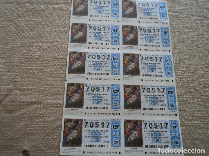 Loter&iacute;a Nacional: BILLETE COMPLETO DE LOTERIA NACIONAL A&Ntilde;O 2008 pietro berretini (museo del prado)