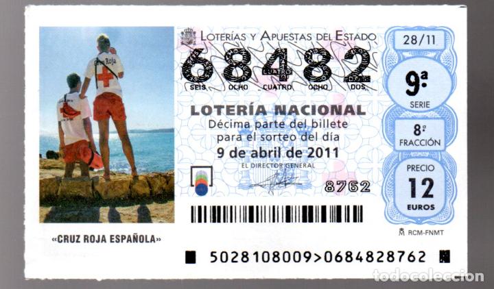 Lotaria Nacional: LOT. NACIONAL - 9 DE ABRIL DE 2011 - SORTEO 28 - CRUZ ROJA ESPA&Ntilde;OLA - ADMINIST. DE OLITE (NAVARRA) -