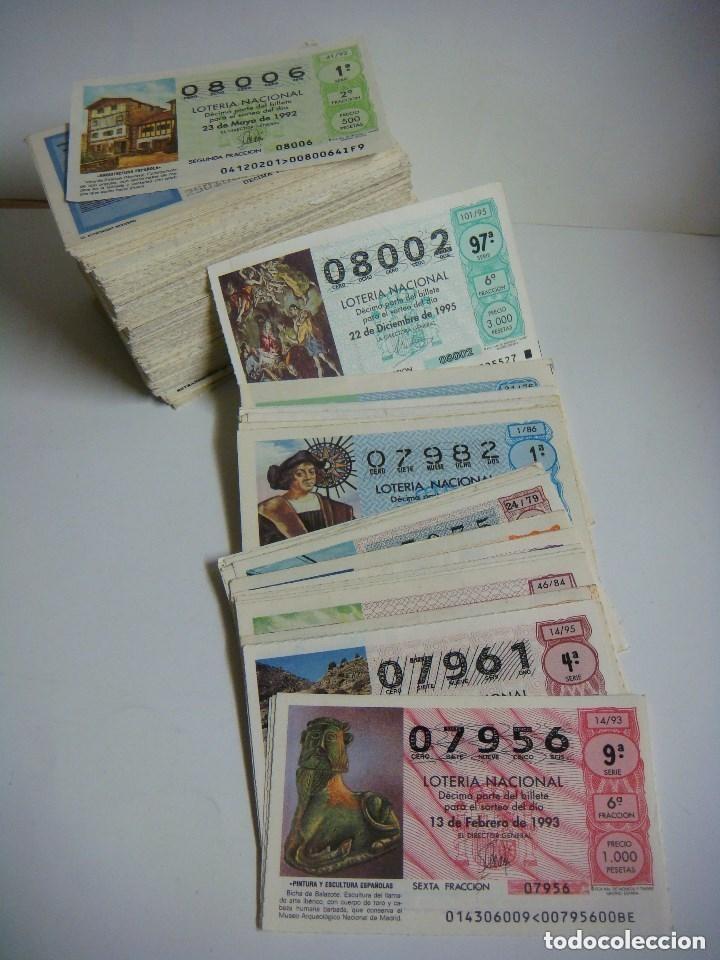 Loter&iacute;a Nacional: DECIMOS LOTERIA NACIONAL NUMEROS CORRELATIVOS LOTE DE 500 DECIMOS N&ordm; 6 (#)