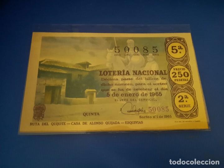 Loter&iacute;a nacional: Loteria 1965 sorteo 1