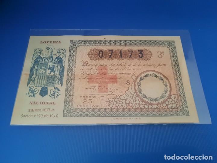 Loter&iacute;a nacional: Loteria 1940 sorteo 29