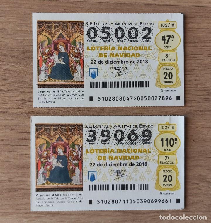 Loter&iacute;a Nacional: LOTE 2 DECIMOS LOTERIA NAVIDAD 2018 &rdquo;MUSEO DEL PRADO&rdquo;